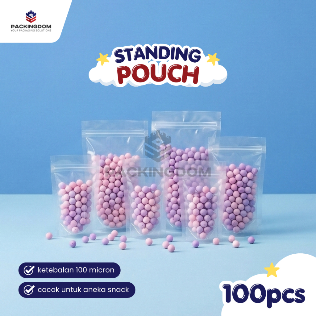 Plastik Standing Pouch | Standing Pouch | Standing Pouch Bening | Standing Pouch Transparan | Standi