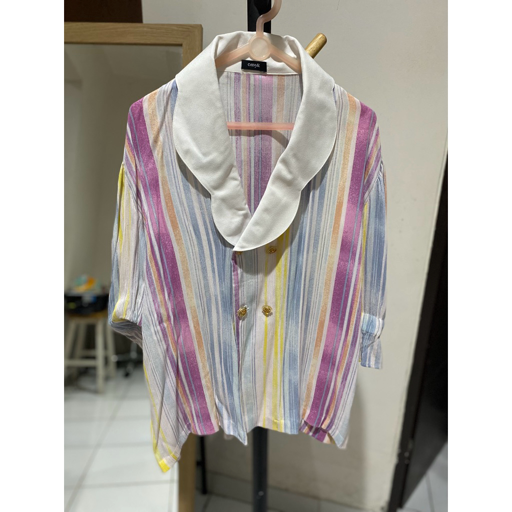 Preloved-CMYK Blouse Wanita