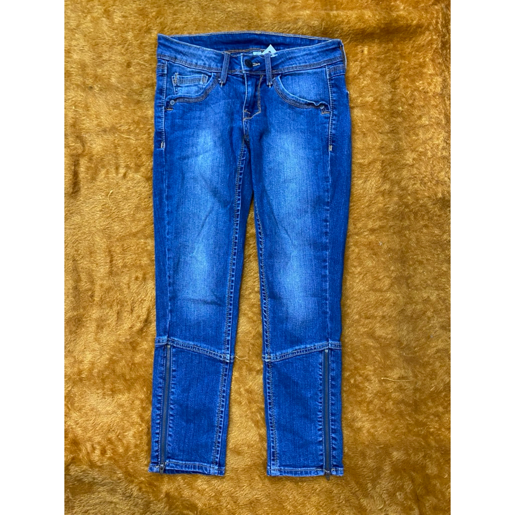 PL celana jeans panjang anak cowok mango jeans ukuran 13-14 thn LP 76 cm