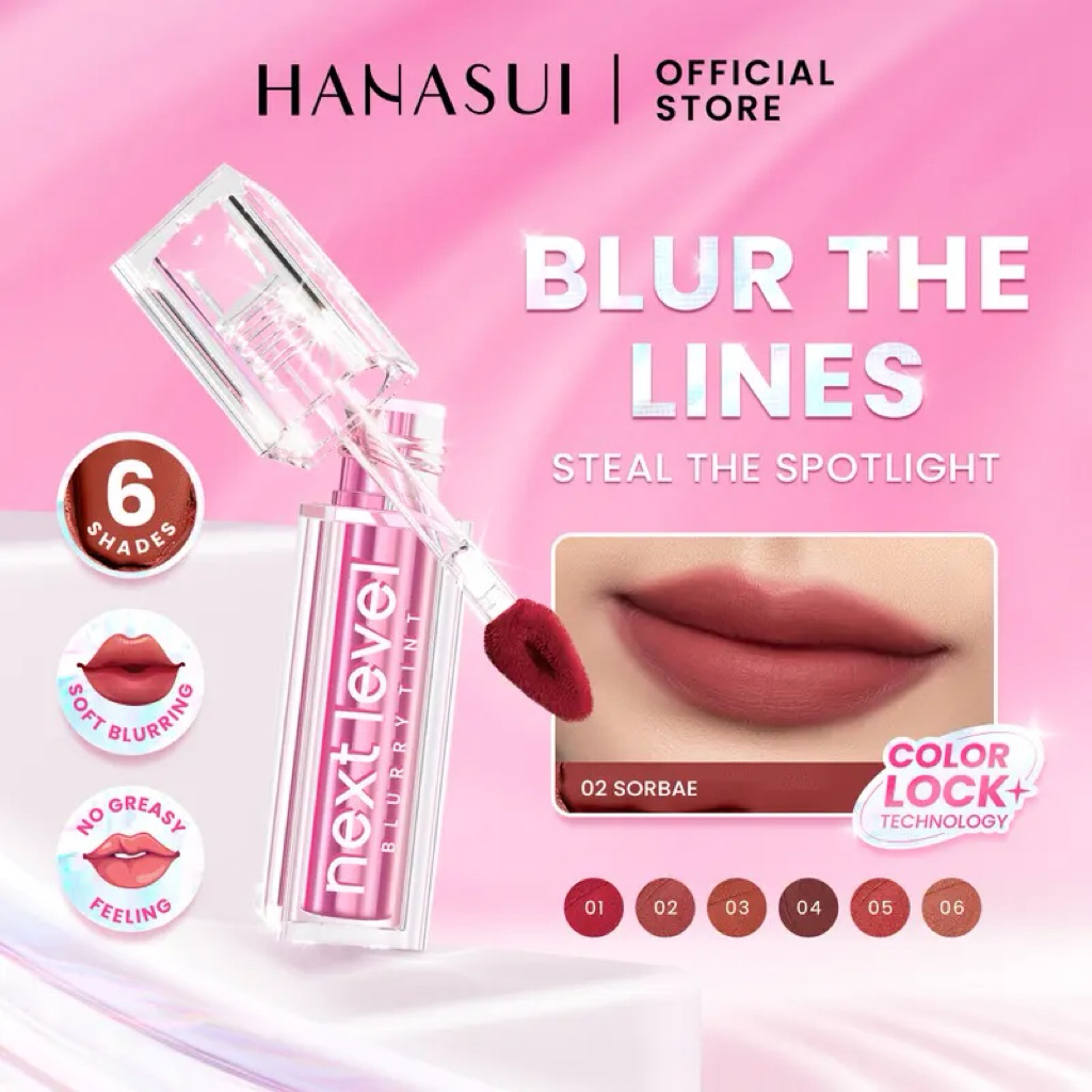 Hanasui next level Blurry tint / Lip tint Hanasui