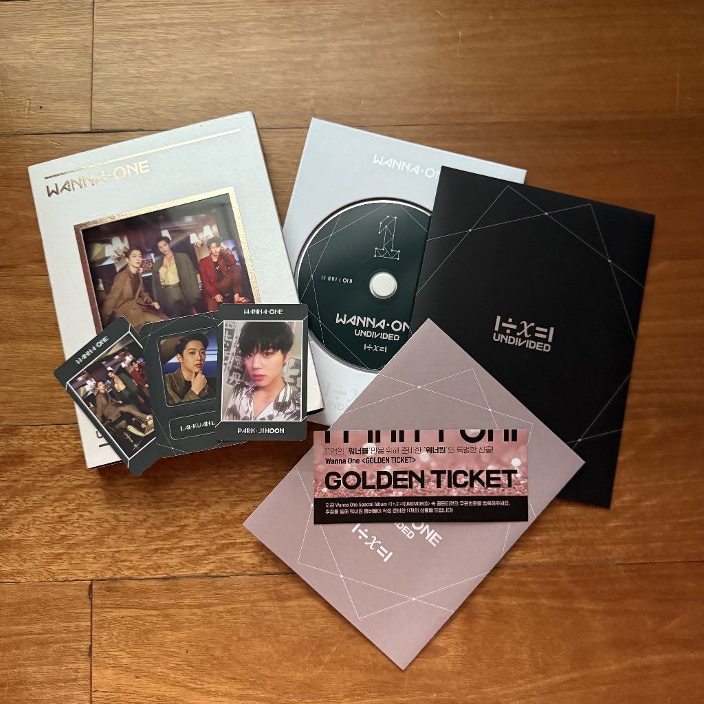 [WTS] ALBUM WANNA ONE Undivided - No.1 ver include Jihoon PC | Photocard Photoalbum Lai Guanlin Magn
