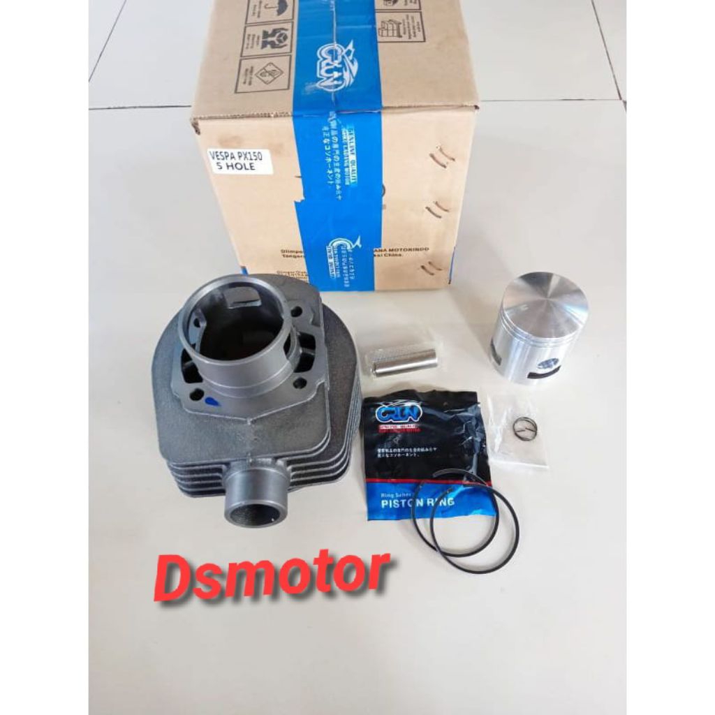 Blok Seher Lengkap Vespa Px150 (5 Hole) Original CRUN