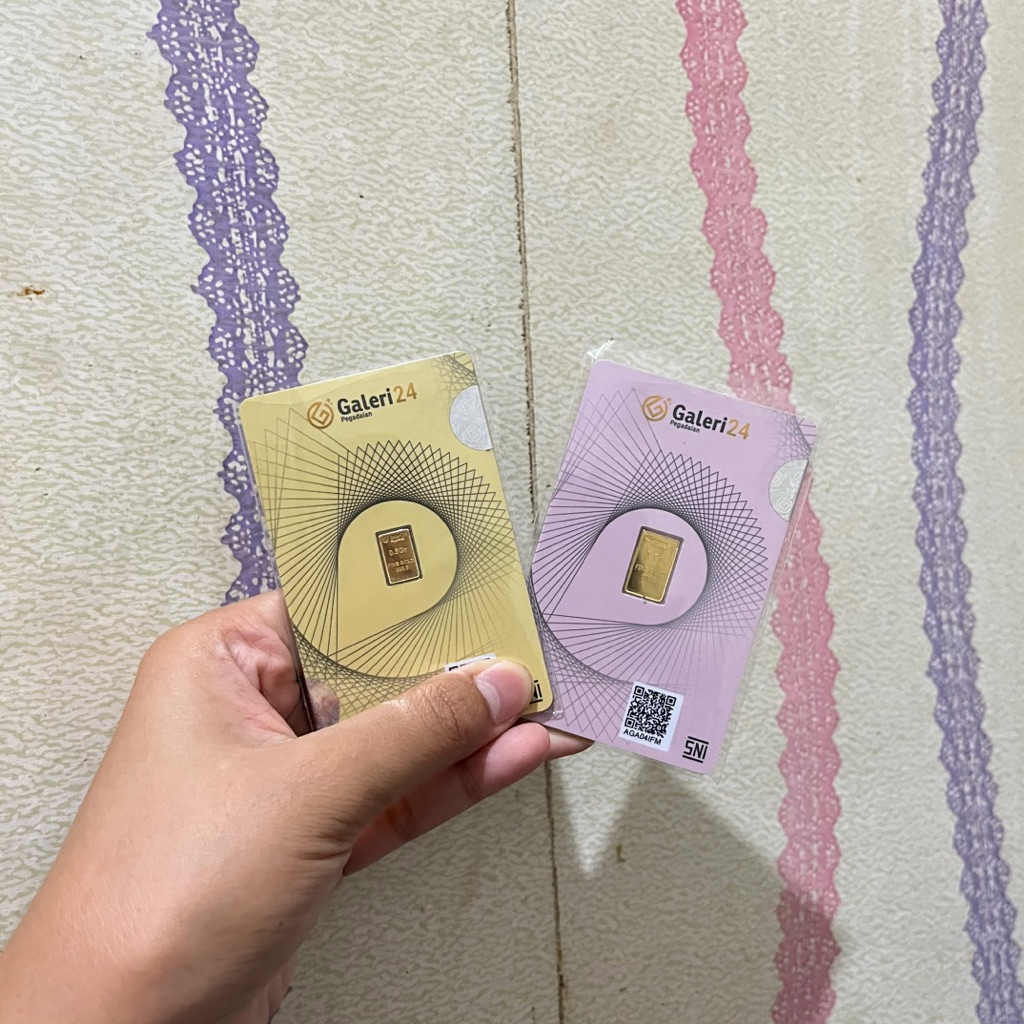 Logam Mulia Galeri 24 1 & 0,5 Gram