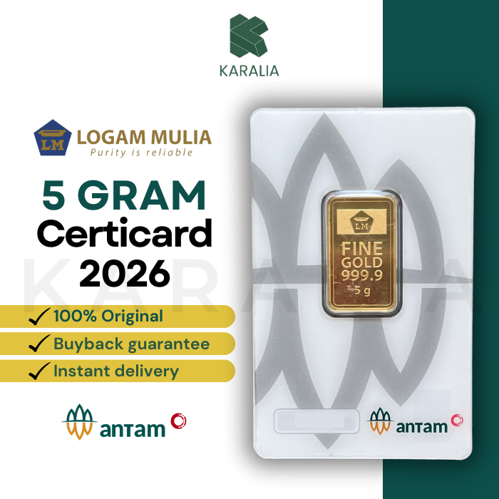 Antam Logam Mulia Emas Antam 5 Gram Emas Logam Mulia Antam 5 Gram