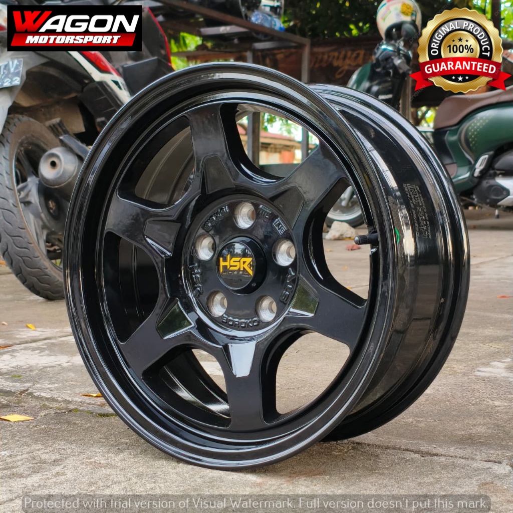 Velg Variasi HSR Ring 16 Lebar 6,5 Et10 Pcd 5X114,3 Original HSR STY TYPE J
