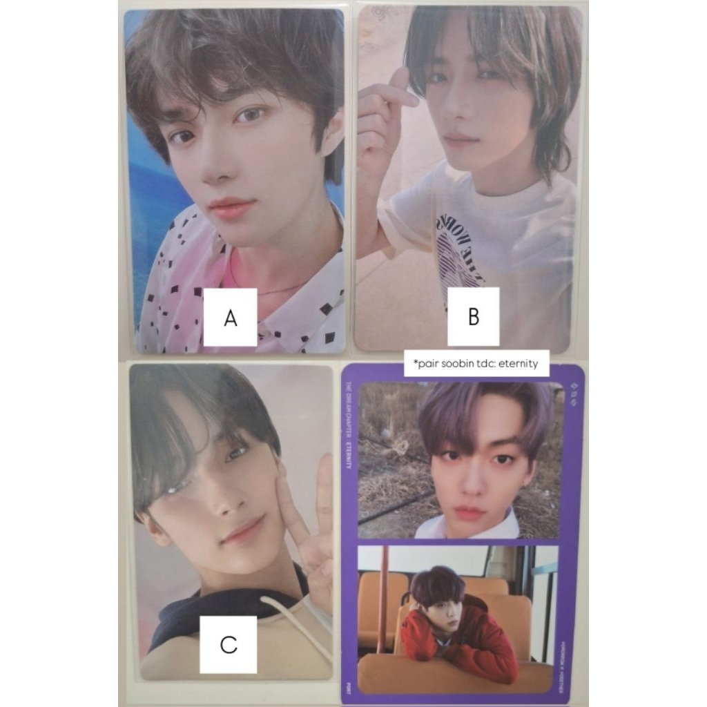 TXT TOMORROW X TOGETHER OFFICIAL PHOTOCARD BEOMGYU HUENING KAI SOOBIN