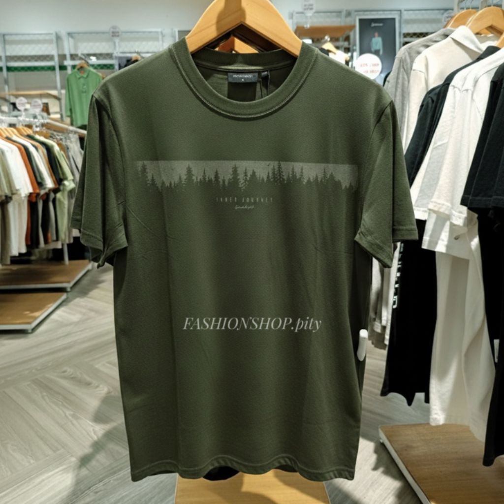 [100% ORGNL 0825] KAOS GREENLIGHT PRIA WARNA PUTIH DAN ARMY