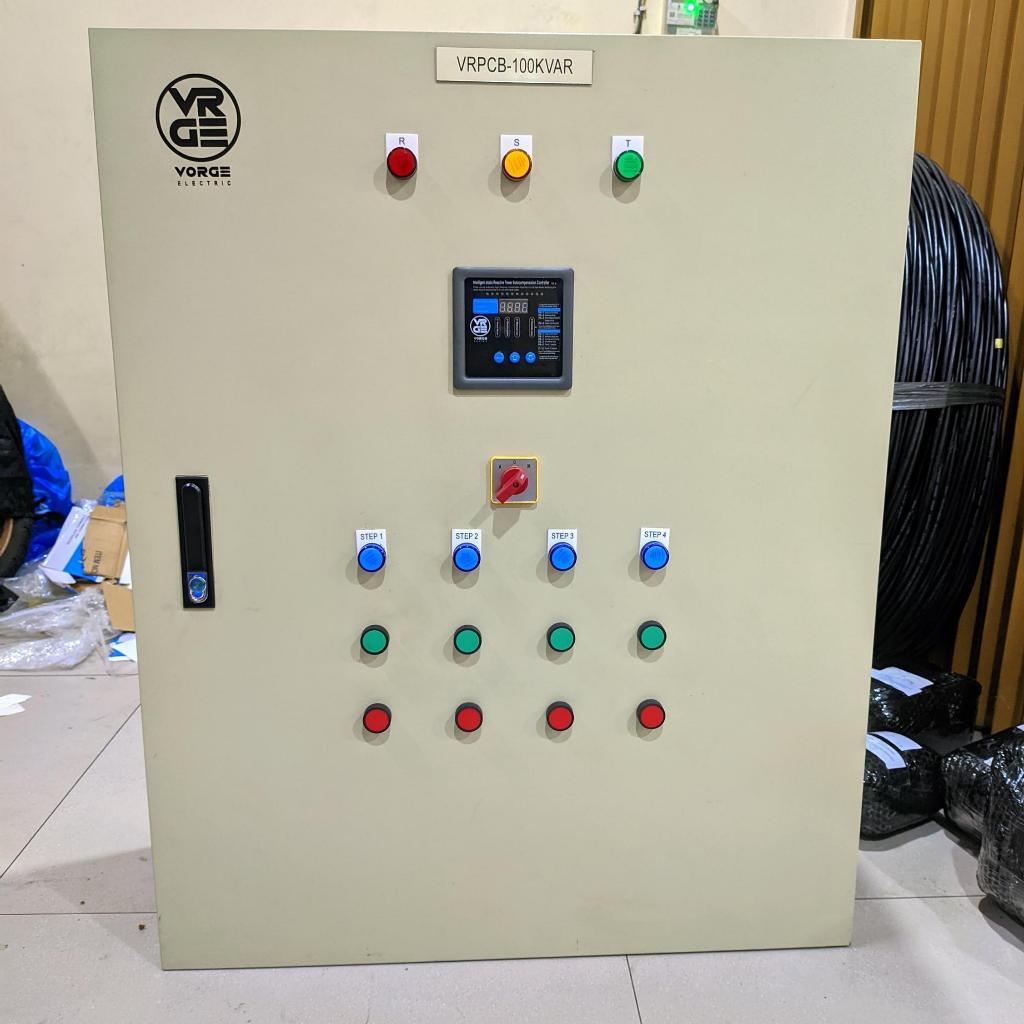 Panel Kapasitor bank 100 kvar VORGE capacitor bank VRPCB-100kvar Garansi 2 Tahun