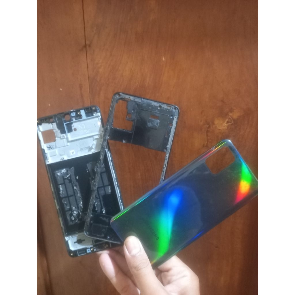 set frame bazzel copotan ori hp samsung a51 nfc