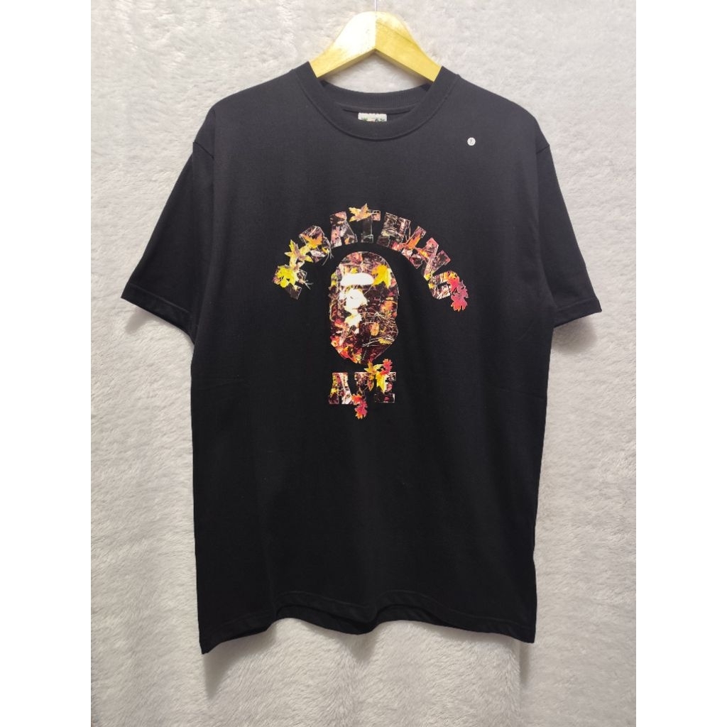 BAPE Japan Autumn Ape Head Tee Black Original 100%