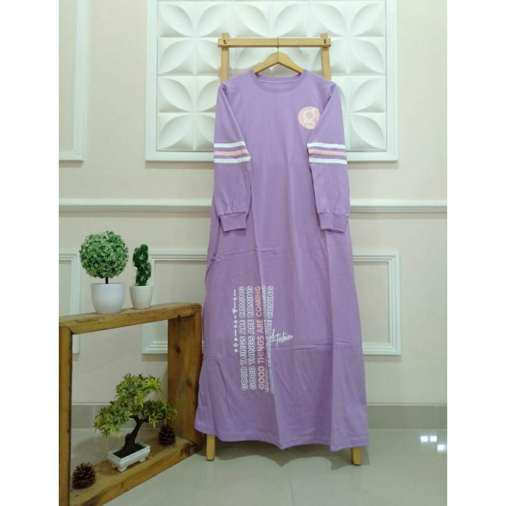 (READY STOK)GAMIS ZOLAQU //MATT KAOS COMBED/GAMIS KAOS COMBED TERBARU/GAMIS COMBET GYL