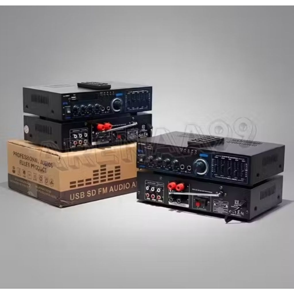 TERBARU POWER AMPLIFIER BLUETOOTH 1000 WATT FLECO AV-588