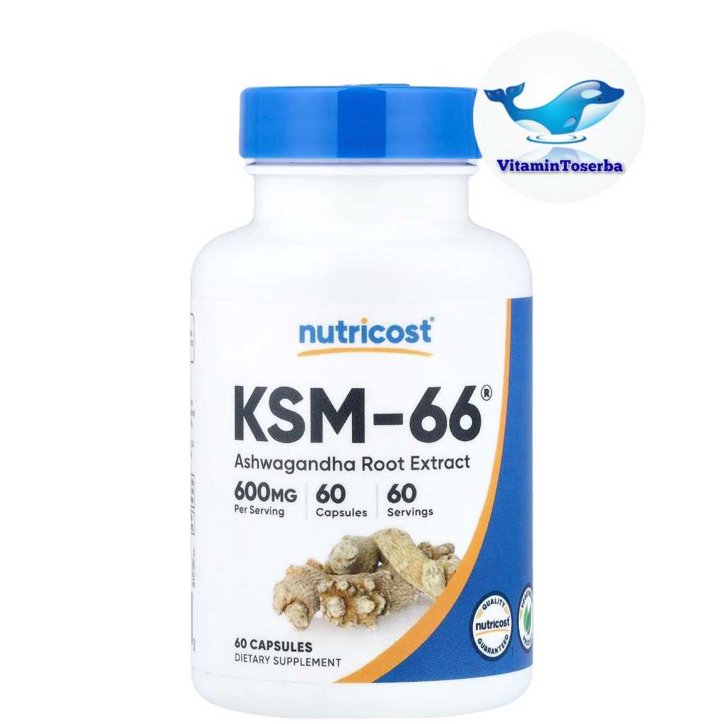 Nutricost KSM-66 Ashwagandha Root Extract 60 Capsules