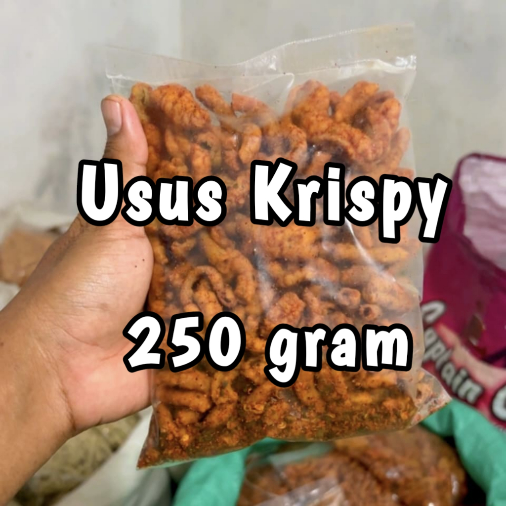 Usus Krispi Pedas Daun Jeruk 250 Gram