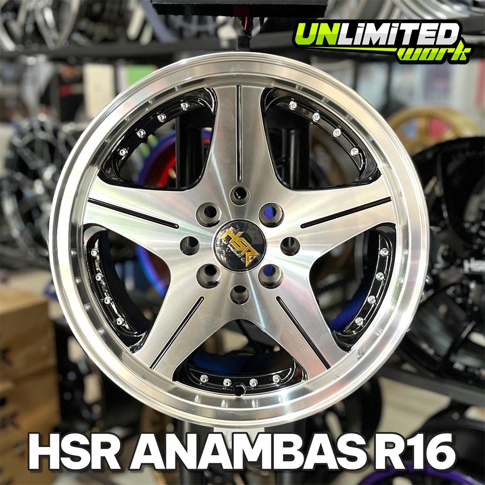 Velg Racing Look Ring 16 Celong HSR Anambas Velg Mobil Yaris Jazz City Baleno Kijang Corolla Ring 16