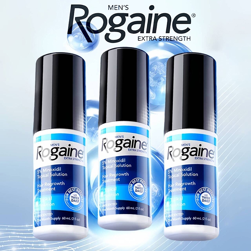 Rogaine 5% Minoxidil Topical Solution 60ml/Men's Rogaine Hair Regrowth Treatment