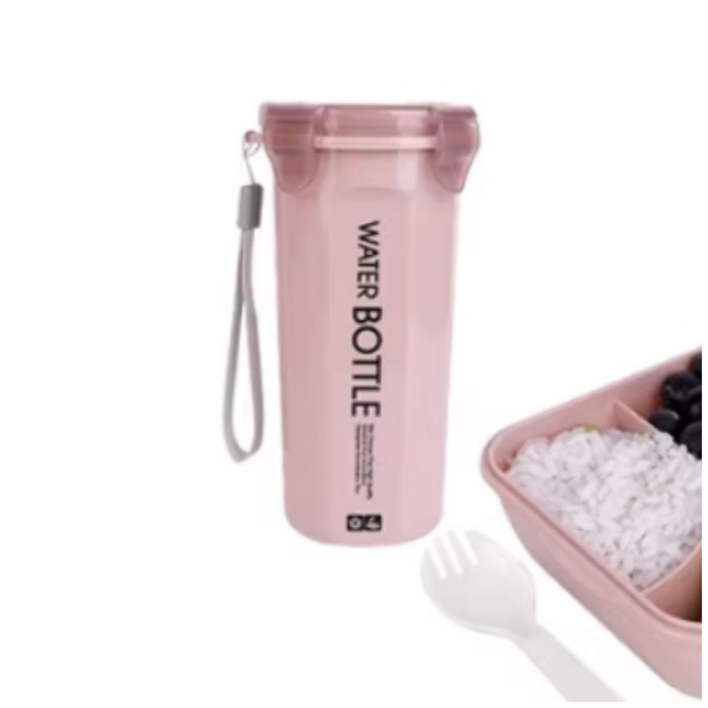 Botol ECENTIO pink untuk olahraga sekolah kerja preloved