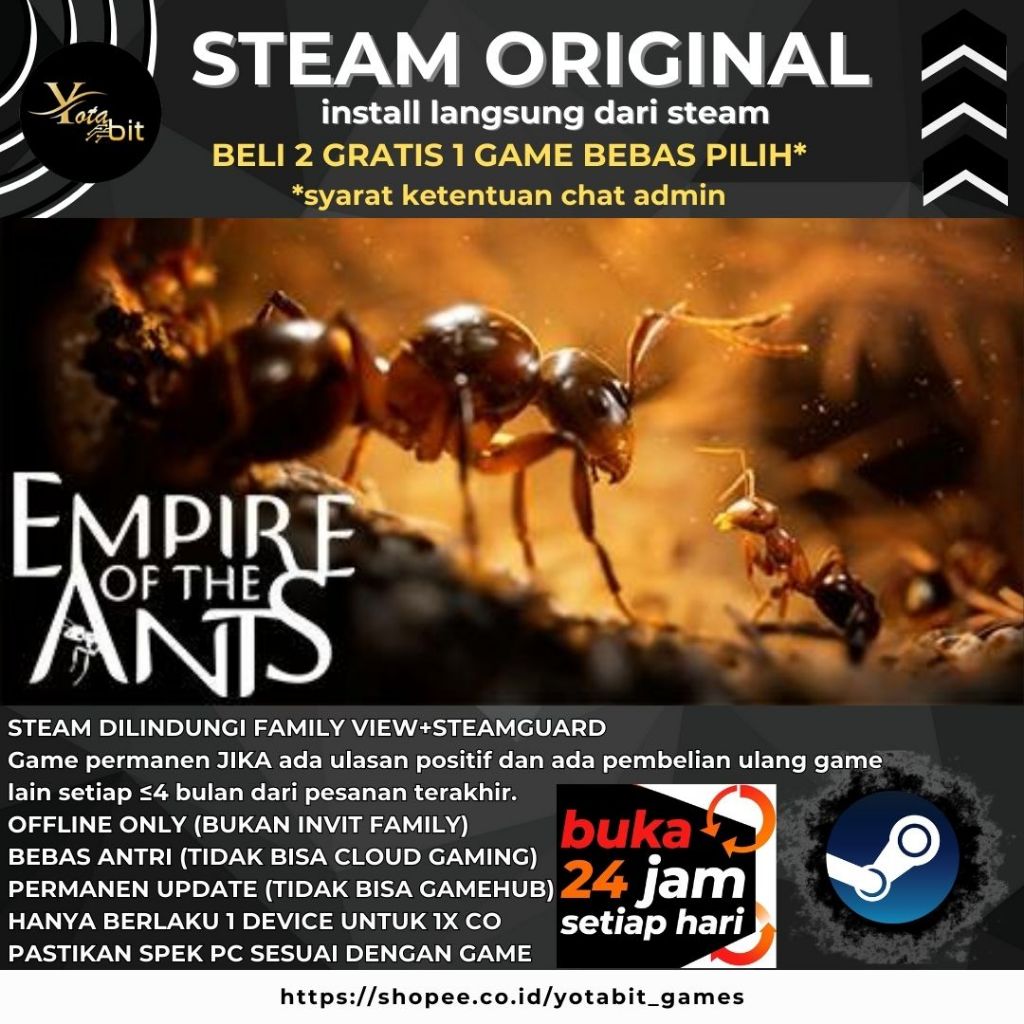 Empire of the Ants Offline PC Game Original