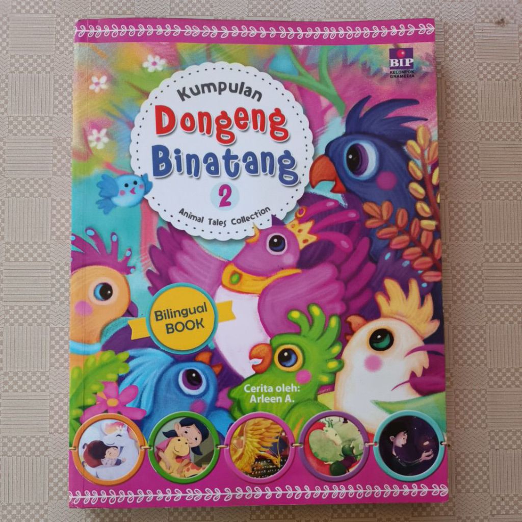 preloved buku kumpulan dongeng binatang oleh Arleen A