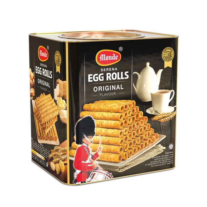 monde biscuit serena egg roll standart klg 600g ( 1 karton isi 6)