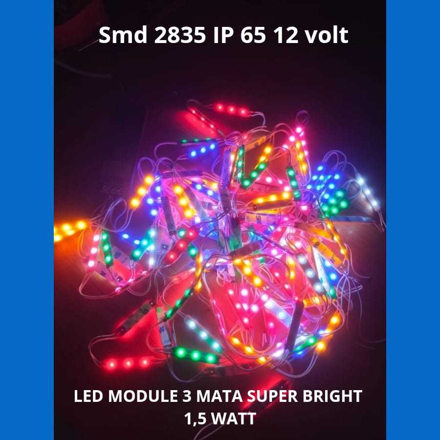 LED MODULE 3 MATA SUPER BRIGHT 1.5Watt