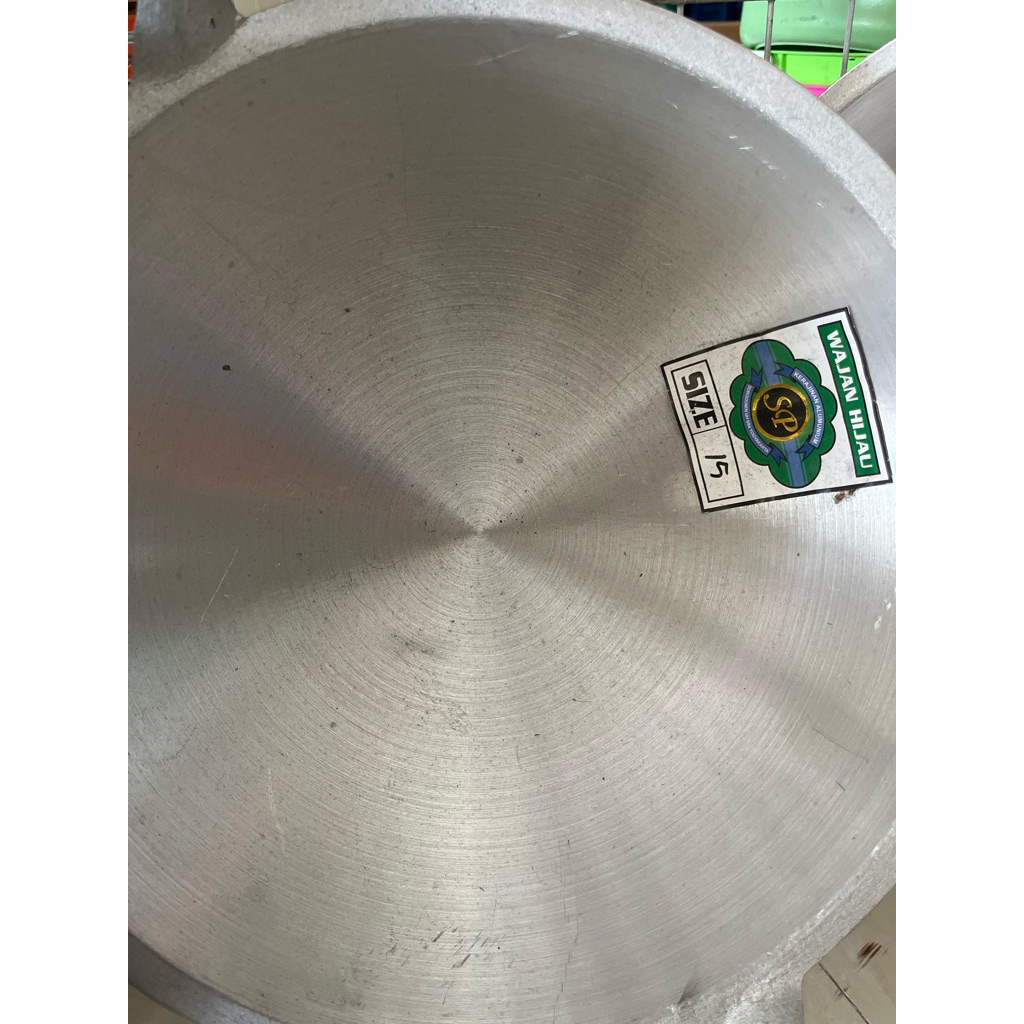 Wajan Aluminium SP 15 Hijau