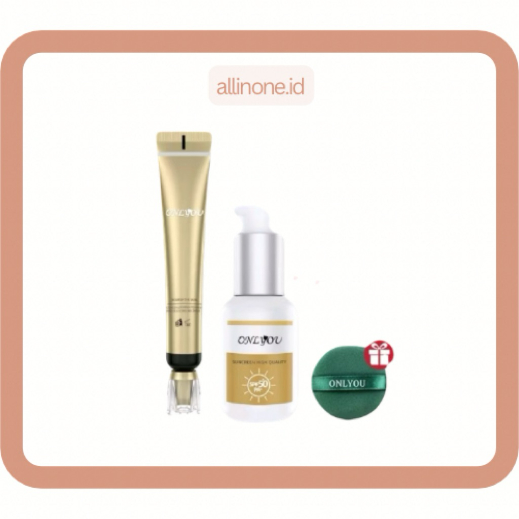 ONLYOU Foundation Concealer ONLYOU Sunscreen SPF 50 PA+++ Setting Spray Whitening Cream