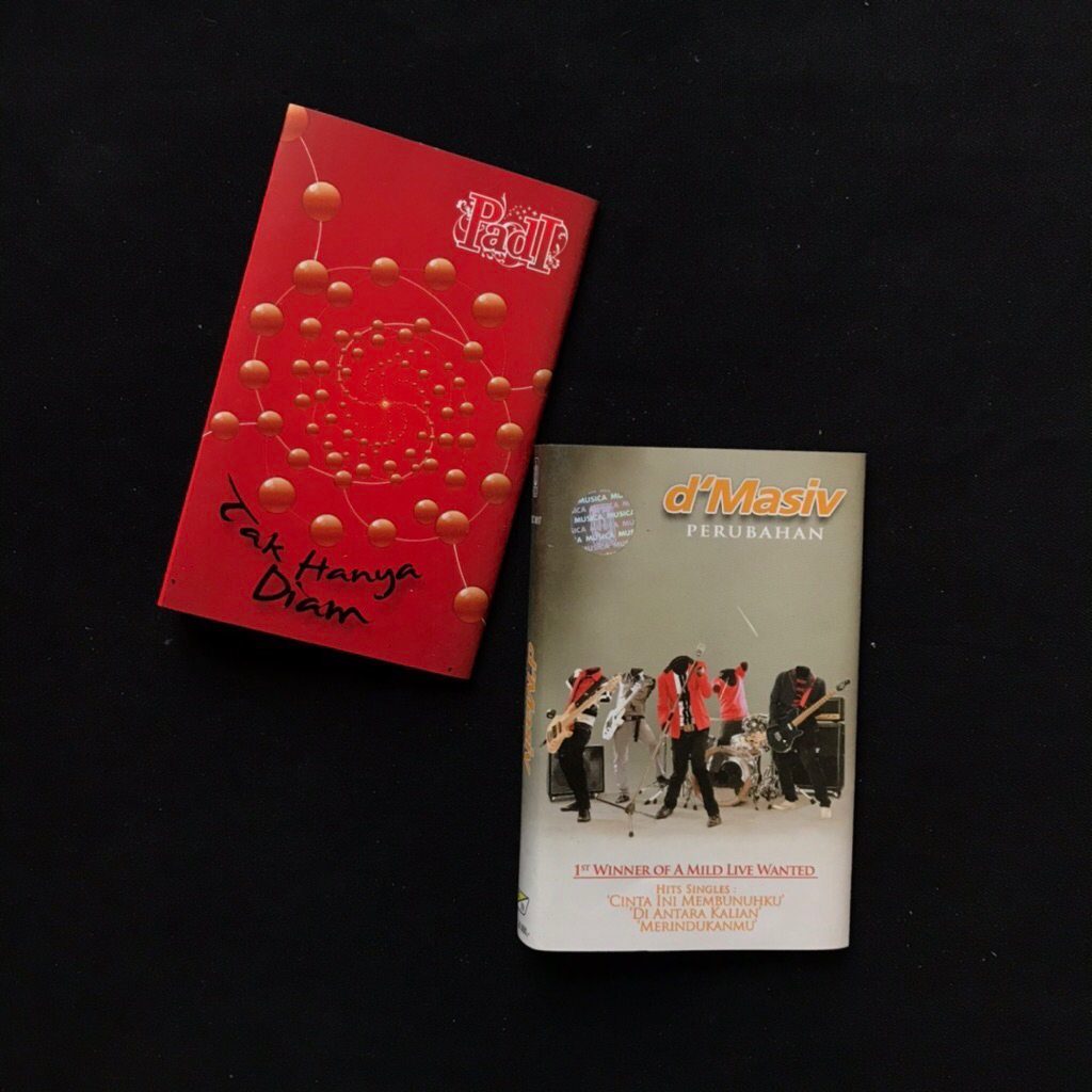Cover Kaset Original Padi - Tak Hanya Diam & D’Masiv - Perubahan (sepaket)