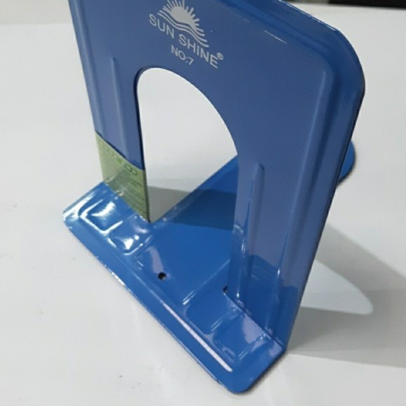 SUNSHINE - PENYANGGA BUKU FLEKSIBEL / PEMBATAS BUKU BESI / STANDAR BUKU NO.7 SET ISI 2PCS