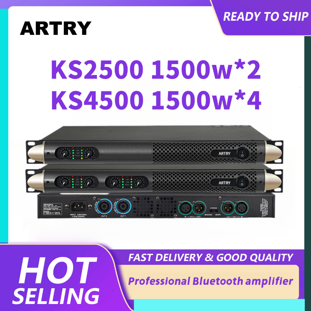 ARTRY KS2500/KS4500 Professional Power Amplifier Digital Power Amplifier Four/Two Channel Large Conf