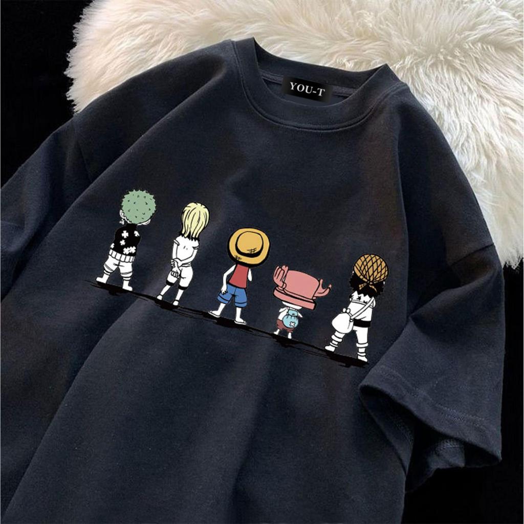 [COD] BASIQUE-''ONE PIECE''/Baju oversize Unisex/Kaos atasan wanita korea style/Baju Kaos Distro Pri