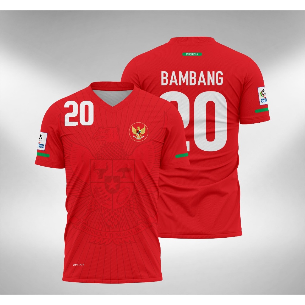Jersey Indonesia Home AFF 2010 BAMBANG PAMUNGKAS