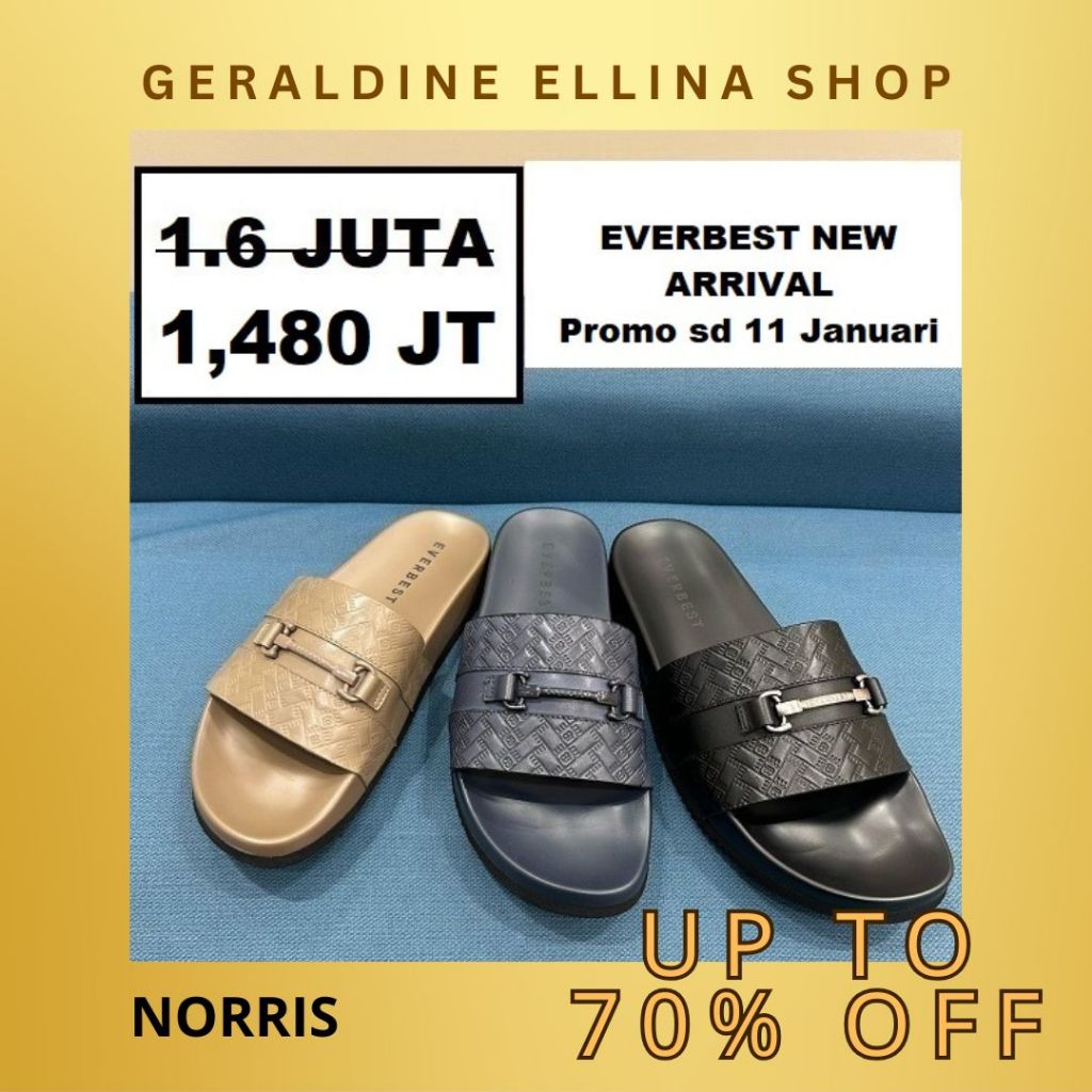 Sandal sendal EVERBEST pria original 100% seri NORRIS