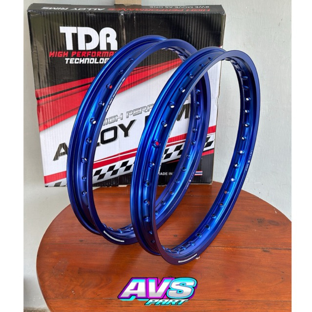 VELG SET TDR BLUE RING 17 140 160 1SET VELG TDR JARI JARI BIRU 140 160 RING 17