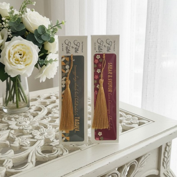 UMNI Souvenir Pembatas Buku Bookmark Islami Custom Quotes islami | Pembatas Buku Islami 15x4cm | Sou