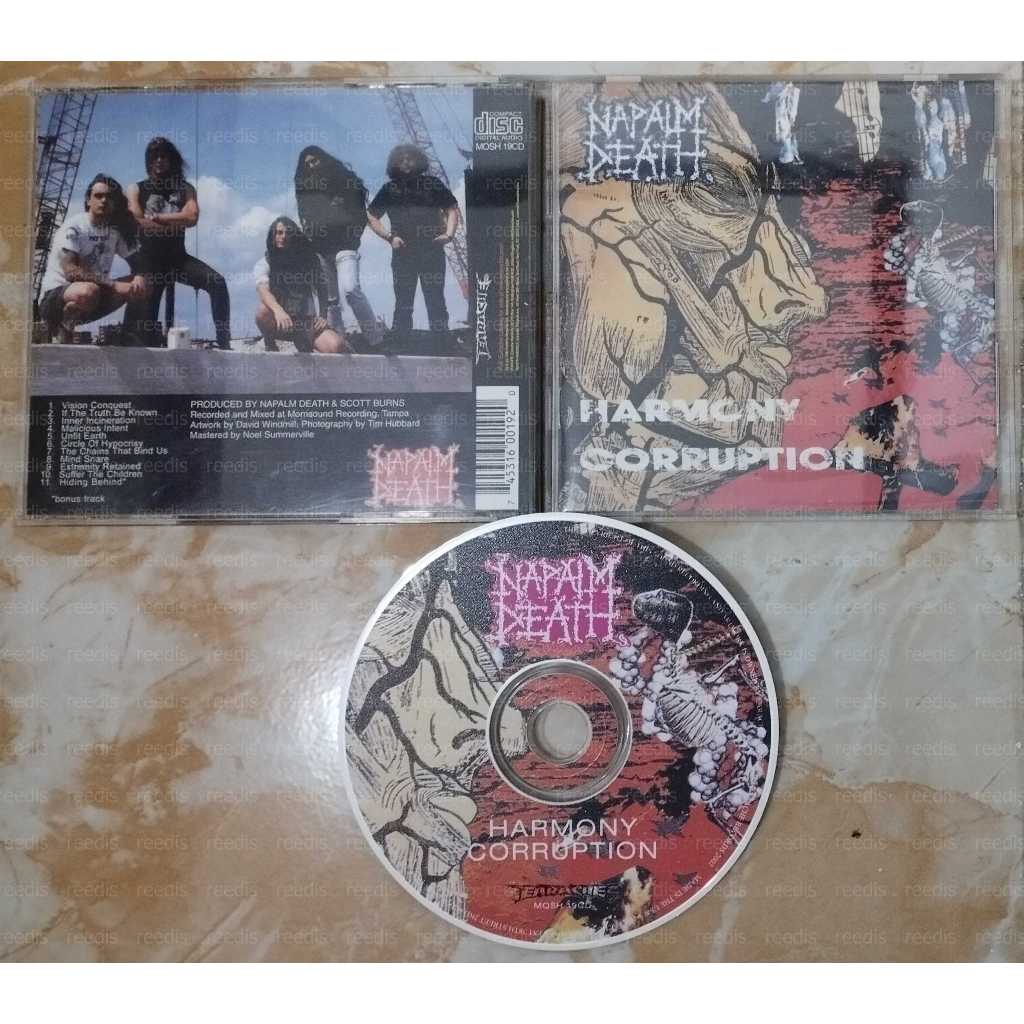 Napalm Death - Harmony of Corruption, Reissue US - CD