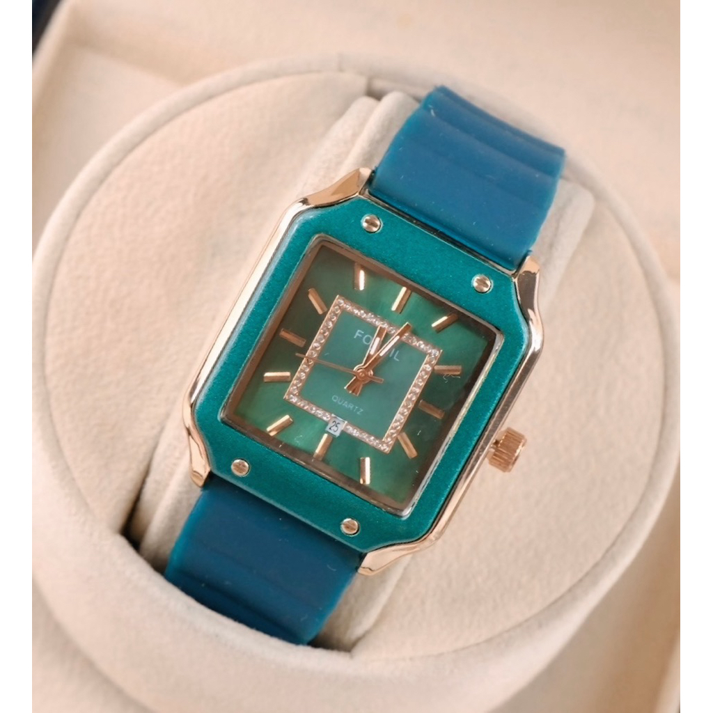 JAM TANGAN WANITA MODEL KOTAK LOOK MAHAL HARGA RAMAH