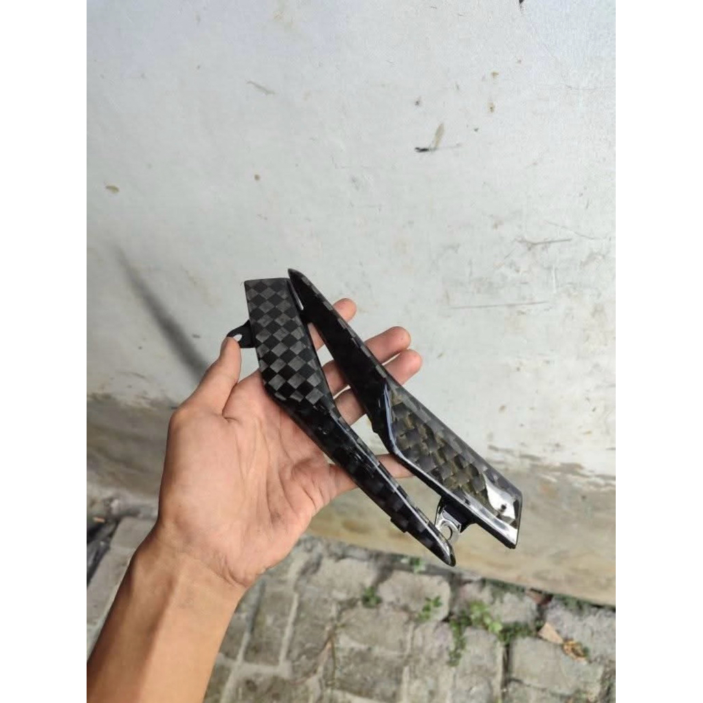 garnish sirip vario 125 new carbon spreadtow