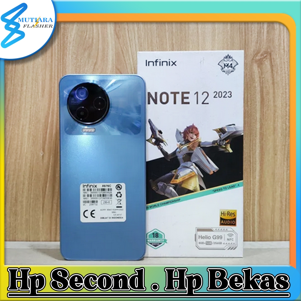 Infinix Note 12 2023 Ram 8/128GB | Ram 8/256GB Bekas Original Flasher Store