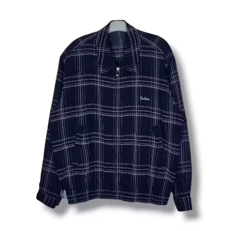 INDIAN Tartan Casual Vintage Jacket Size tag 105 fit XL-XXL (P70xL65/LD130)