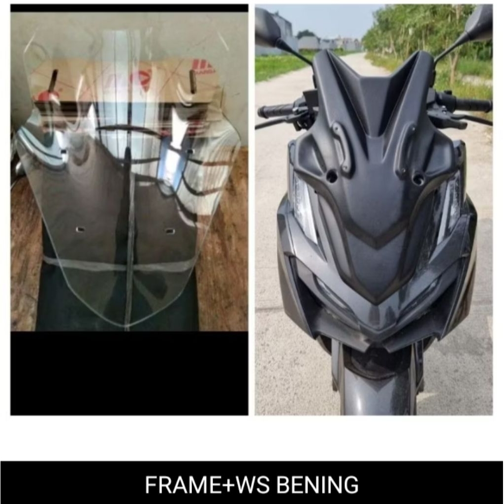 Frame+visor Vario 160 tameng depan Vario 160 tipe vector fullset(new 2023)