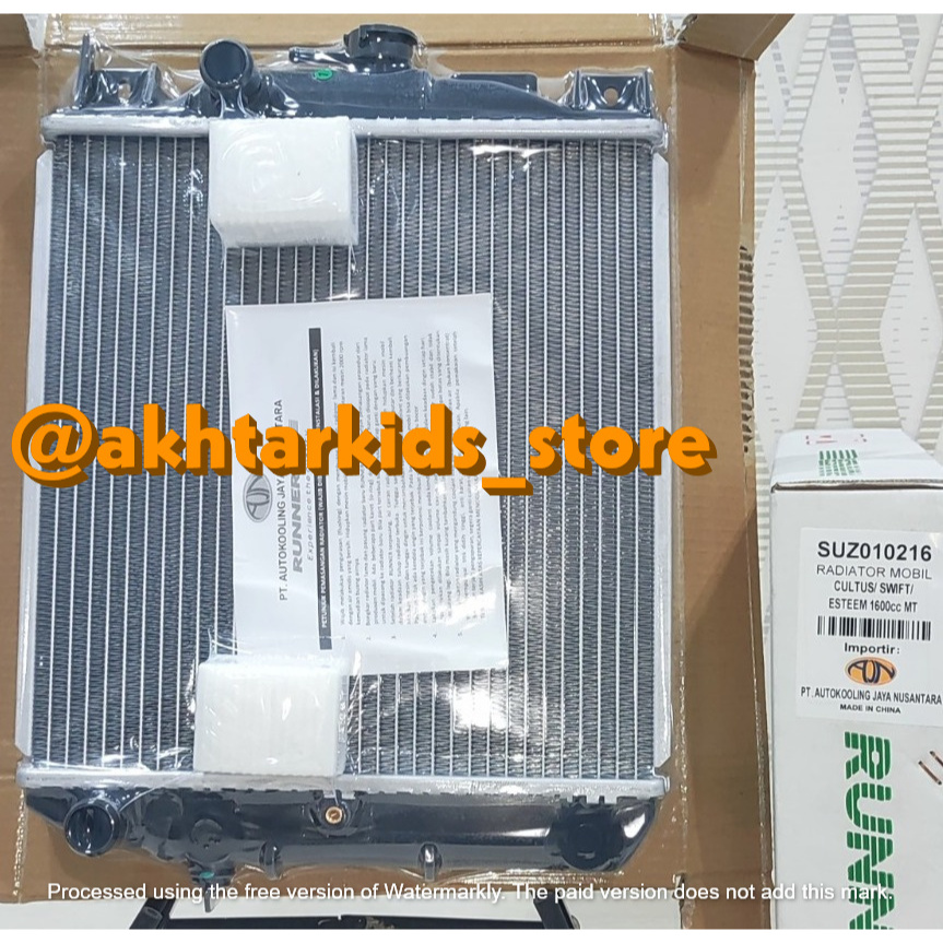 Radiator Suzuki Forsa Cultus Manual Runner
