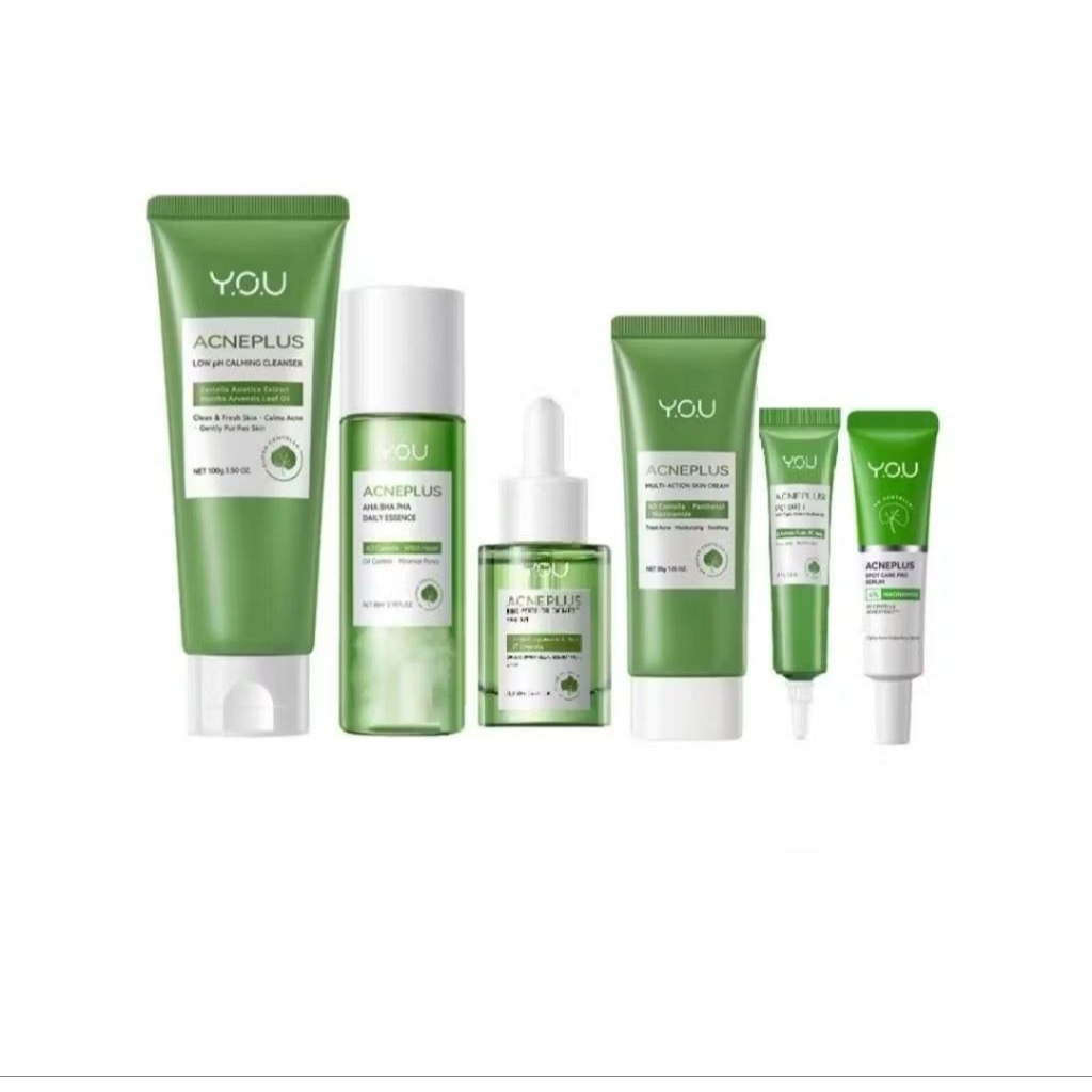 YOU ACNE PLUS SERUM-TONER-FACIAL WASH-MOISTURIZER-SPOT CARE