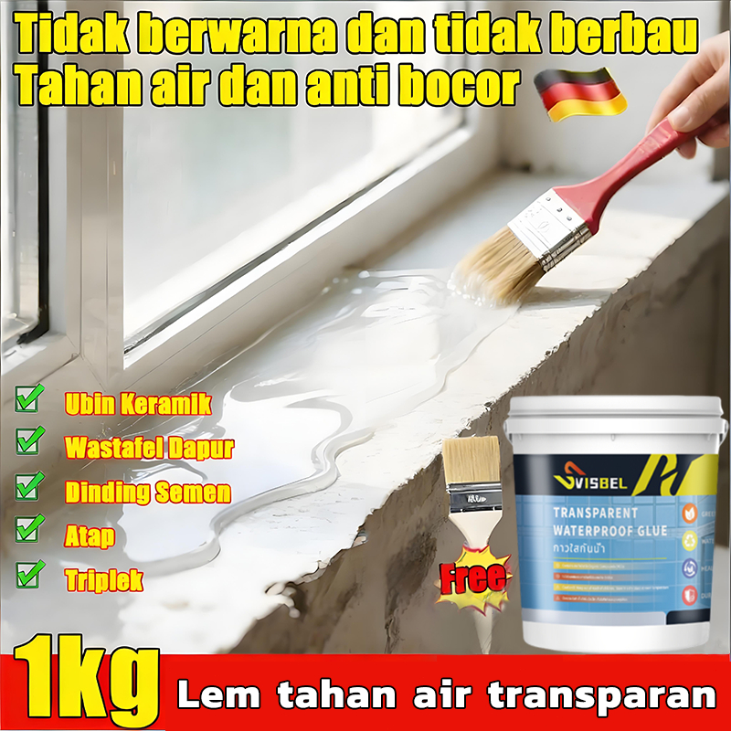 lem anti bocor dan rembes transparan 1000g lem tembok super kuat lem keramik kamar mandi anti bocor 