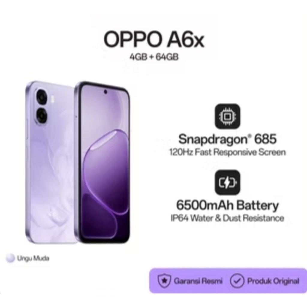 Oppo A6x ram 4/64