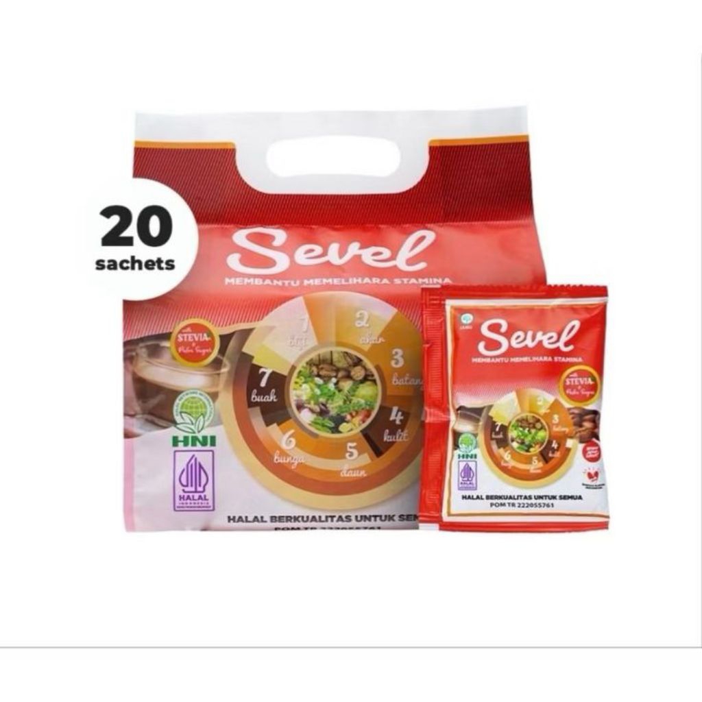 Kopi sevel 7 Elemen HPAI 20 sachet - Kopi Herbal - HNI HPAI ORIGINAL