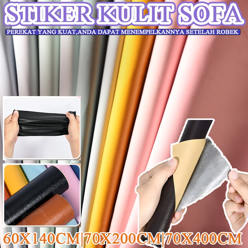 [kami] sticker kulit stiker kursi stiker jok kursi kulit stiker kulit sofa perekat meteran