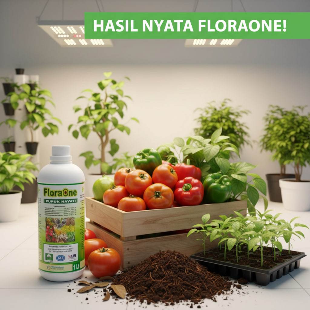 Pupuk Hayati Floraone, Pupuk PGPR Cair Penyubur Tanaman, Rhizobium Sp Cair