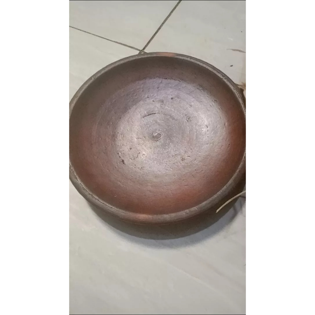 Cobek Tanah Liat Bakar Tebal Tahan Lama