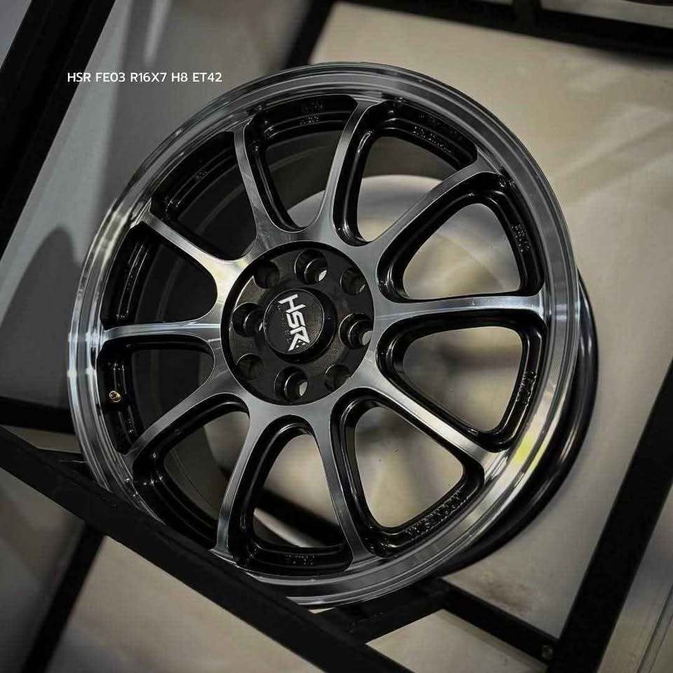 Paketan Ban Velg R16 Racing + Ban Accelera Semi slick 195/50 R16